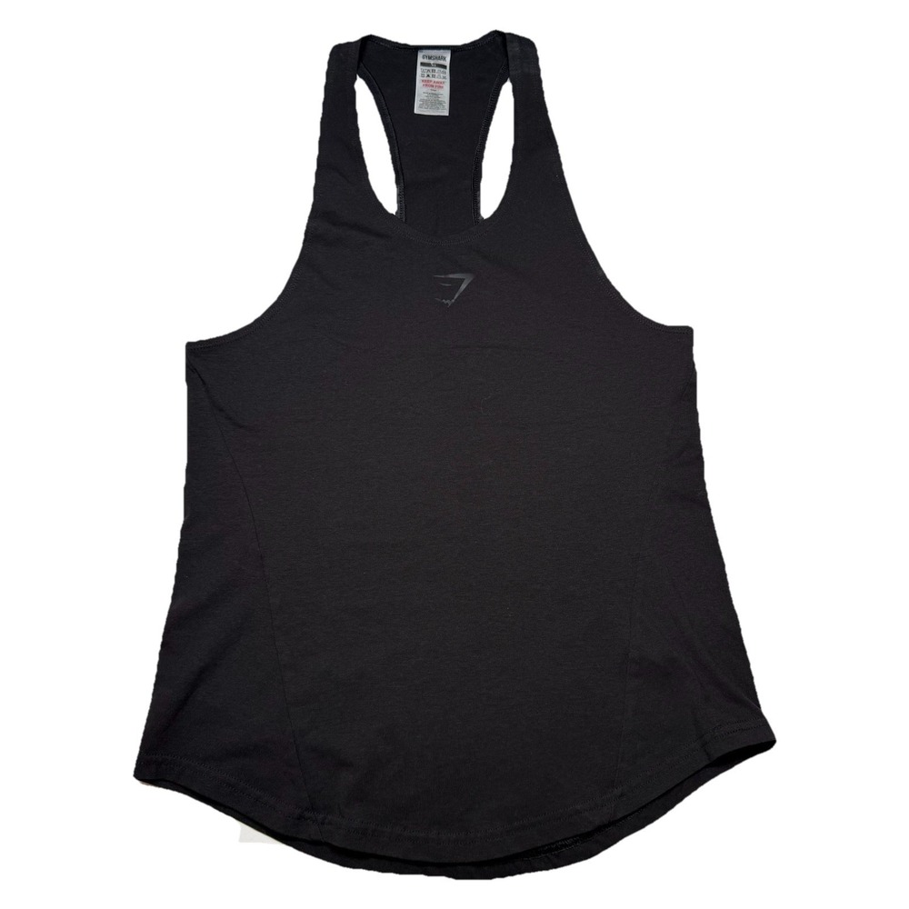 5/$25 SALE | Gymshark Racerback Tank Top Womens XS Black Athletic Workout Gym Tr